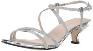 TOUCH UPS WOMEN'S MAISIE SANDAL, SILVER, 6.5 M US